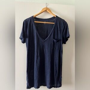 J. Crew v-neck tee.